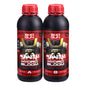 Two bottles of Sho Gun Samurai Hydro Bloom Hard Water on a white background