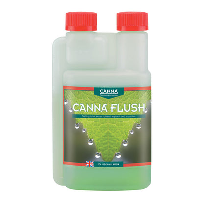Two bottles of Canna Flush on a white background
