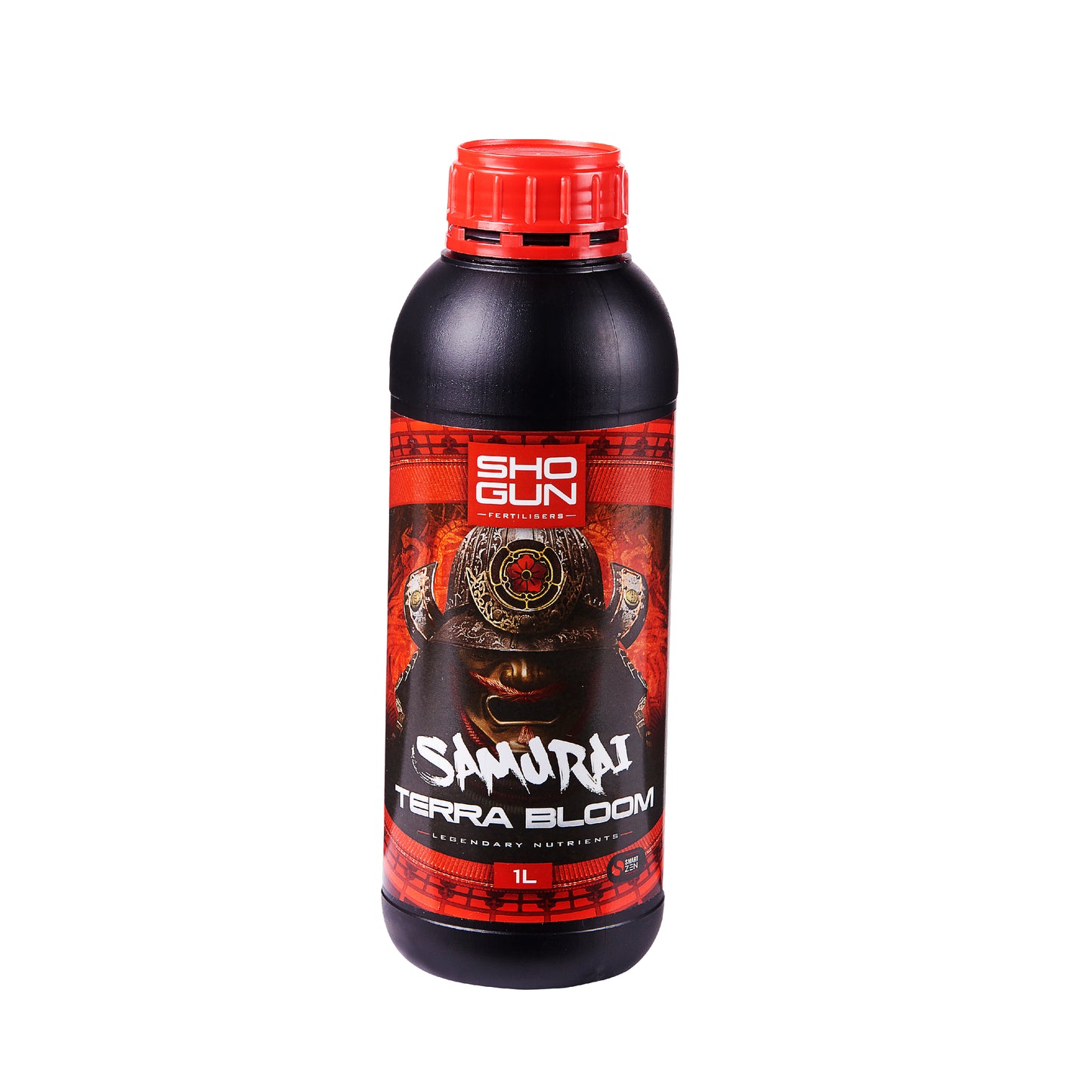 Bottle of Sho Gun Samurai Terra Bloom on a white background