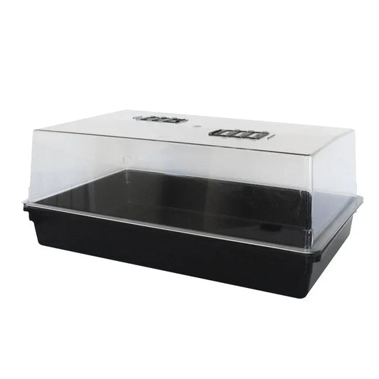 The Hard Top Propagator Pro 70 creates a warm, humid environment ideal for germinating seeds and rooting cuttings, with a