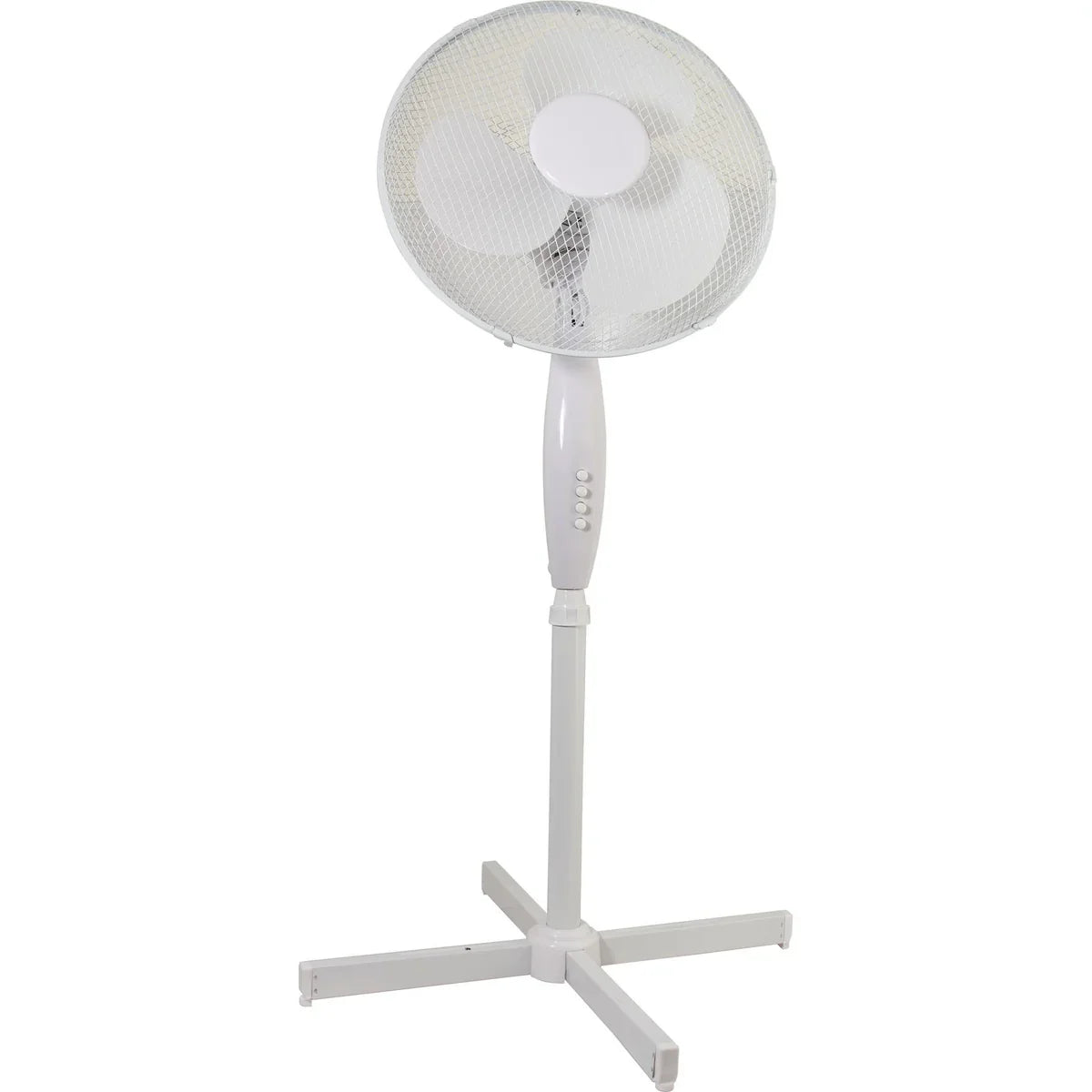 Keep air moving and temperatures under control with the Highlight 16" Oscillating Pedestal Fan . Designed to deliver