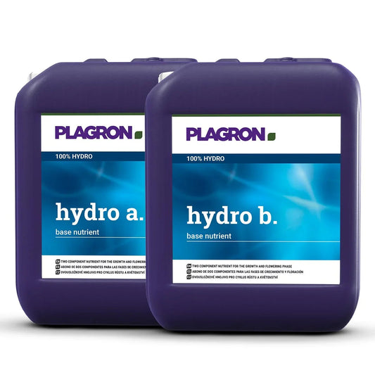 Plagron Hydro A&B - 5L - DiscountHydro.com - 49.90 - Nutrients & Additives > A B, plagron