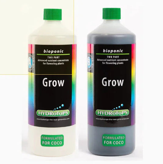 Hydrotops Coco Grow A+B - 1 Litre - DiscountHydro.com - 19.80 - Coco Grow, HydroTops, Nutrients & Additives > A B