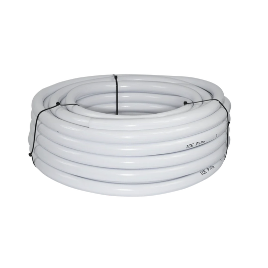 ICE Pipe ICE Pipe is designed to reflect heat and keep nutrient solution cool. The dual-core design incorporates a white