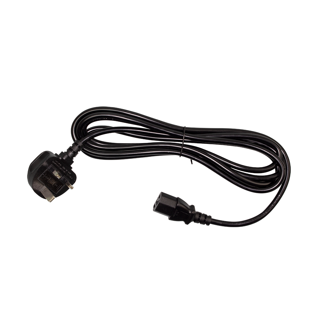 IEC Cables 2.5m and 5m cable with plug 