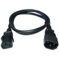 Extension Lead is available in 1.5m, 3m & 5m lenghts. Suitable for use with all IEC reflectors. When using extension leads