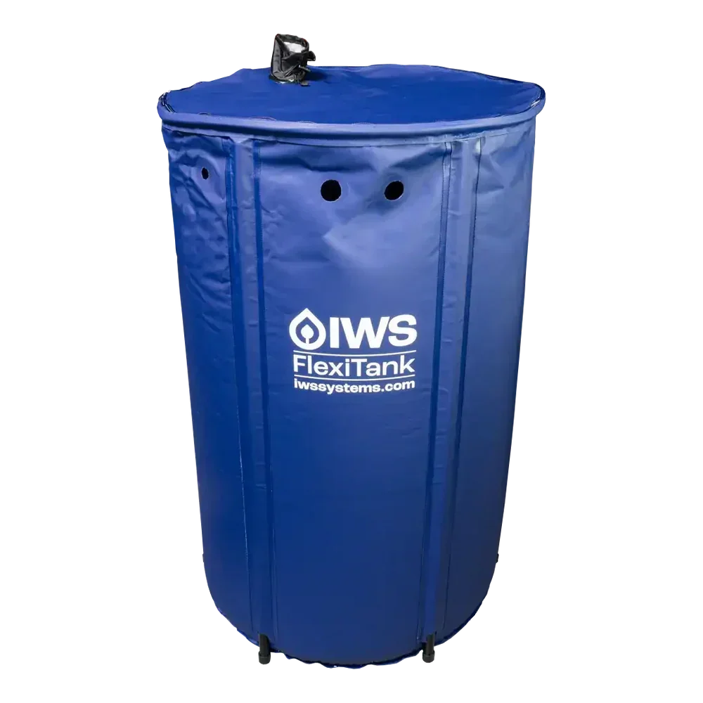 Easy to store and transport, with a quick set-up for ease of use. The IWS FlexiTank packs up flat and can be set up in