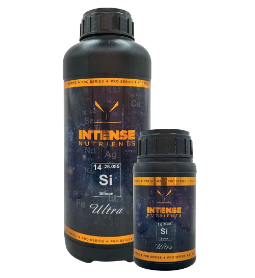 Part of the INTENSE NUTRIENTS PRO SERIES Silicon Ultra provides silicic supercharging for your plants’ defences and