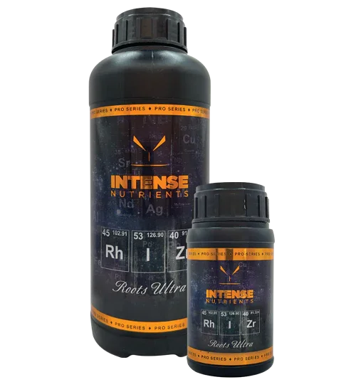 Part of the INTENSE NUTRIENTS PRO SERIES Roots Ultra is a specialised premium root stimulator that promotes vigorous root