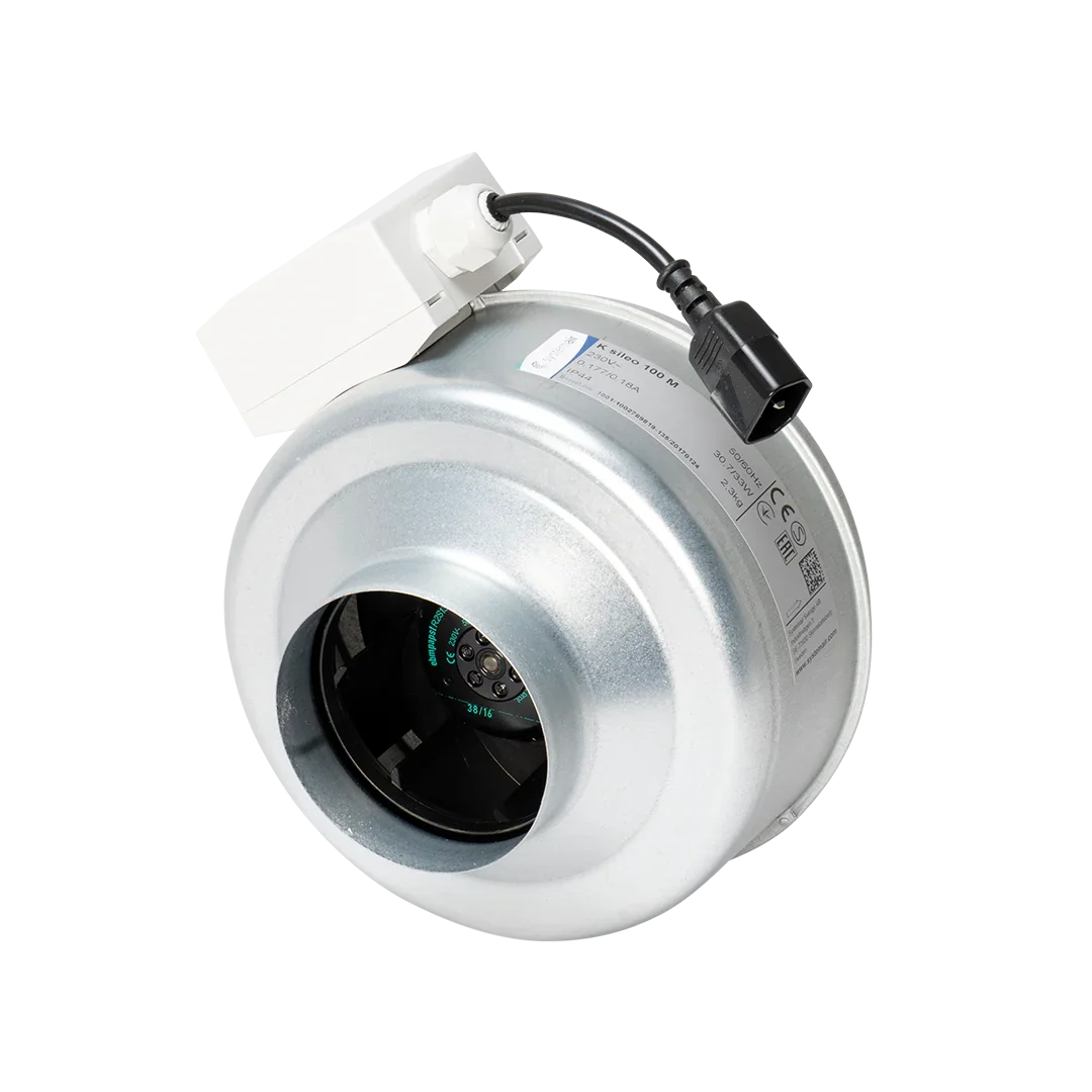 K Fan AC - (4inch) 100mm - 180 (m3/h) M - DiscountHydro.com - 92.00 - Fans & Filters > Ducting Accessories, GAS (Global Air Supplies), K Fan