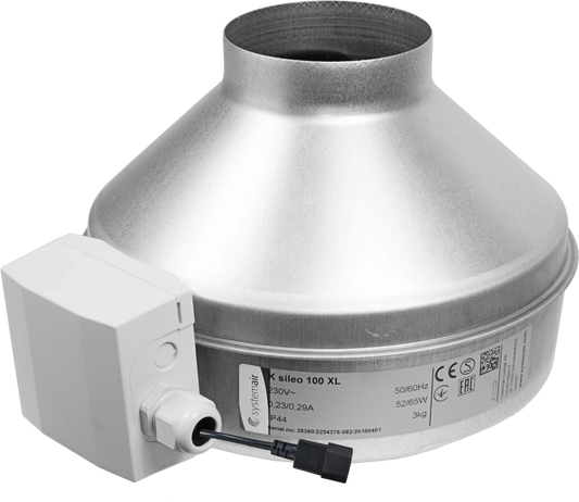 K Fan AC - (4inch) 100mm - 285 (m3/h) XL - DiscountHydro.com - 106.00 - Fans & Filters > Ducting Accessories, GAS (Global Air Supplies), K Fan