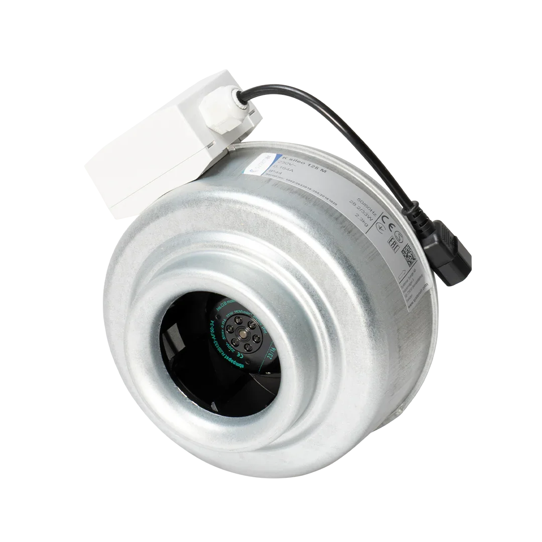 K Fan AC - (5inch) 125mm - 187 (m3/h) M - DiscountHydro.com - 94.00 - Fans & Filters > Ducting Accessories, GAS (Global Air Supplies), K Fan