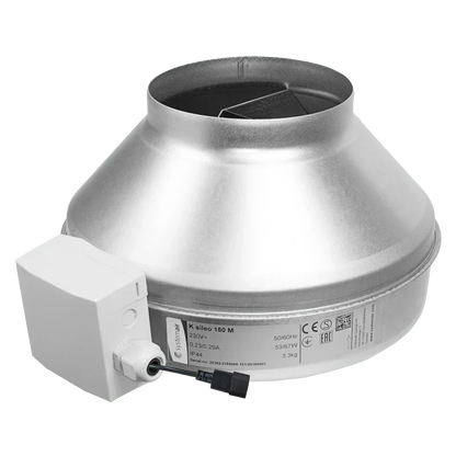 K Fan EC The K EC fan uses state of the art EC technology. The motor control and protection electronics are built into the