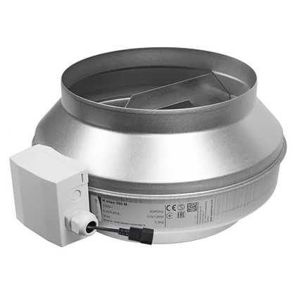 K Fan EC The K EC fan uses state of the art EC technology. The motor control and protection electronics are built into the