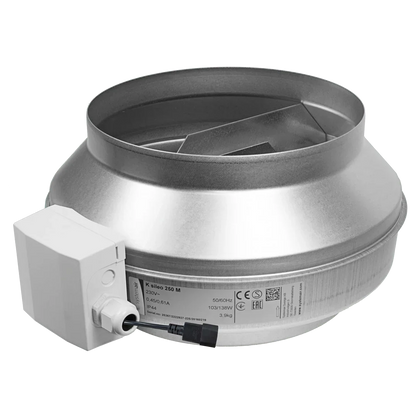 K Fan EC The K EC fan uses state of the art EC technology. The motor control and protection electronics are built into the