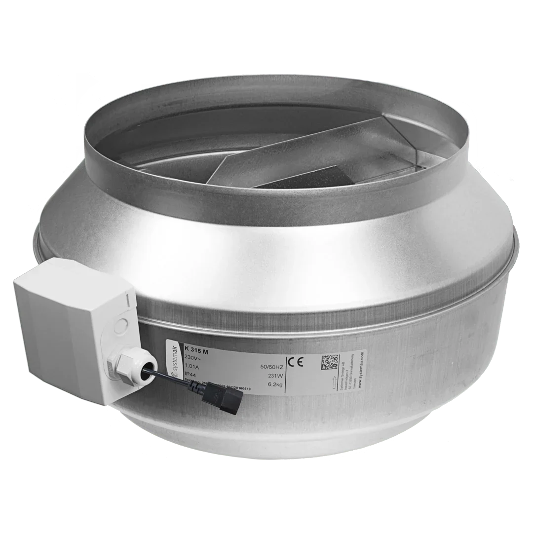 K Fan EC The K EC fan uses state of the art EC technology. The motor control and protection electronics are built into the