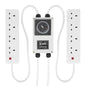 The LUMii BLACK contactor timer is a simple and cost-effective solution for grow light scheduling, ensuring that plants get