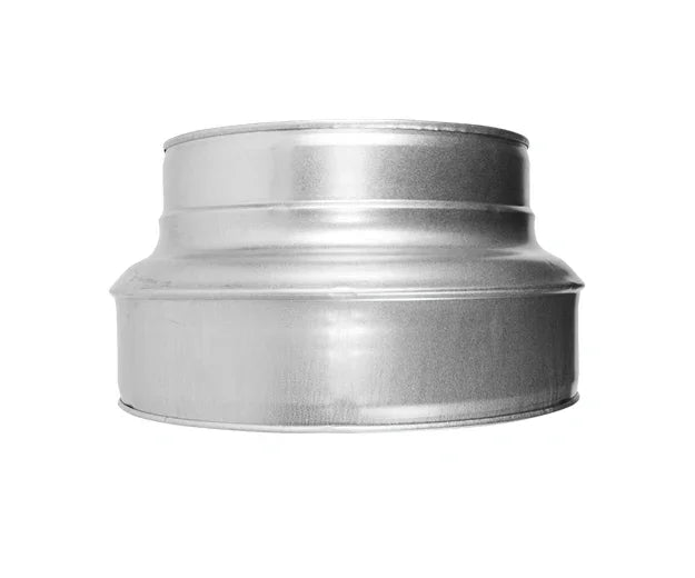 Connect duct or equipment of different diameters. Durable galvanised steel construction built to last.