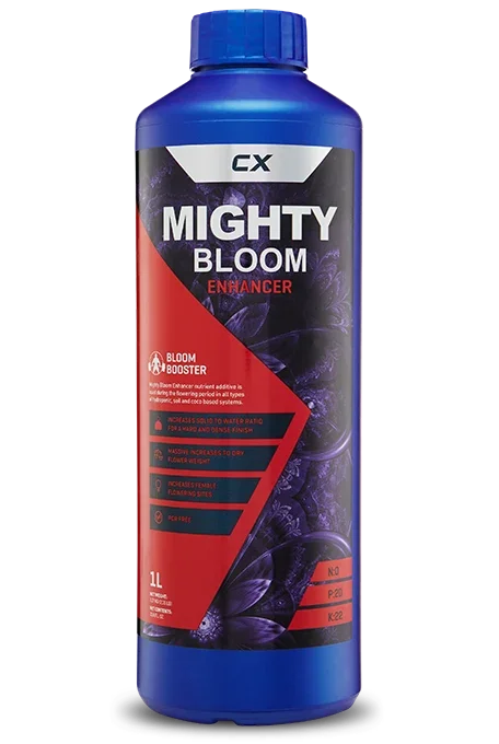 Mighty Bloom Enhancer - 1L - DiscountHydro.com - 34.50 - Bloom, CX Horticulture, Nutrients & Additives > Additives, Nutrients & Additives > Base Feed (Grow & Bloom)