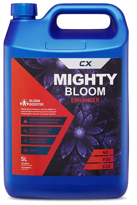 Mighty Bloom Enhancer - 1L - DiscountHydro.com - 34.50 - Bloom, CX Horticulture, Nutrients & Additives > Additives, Nutrients & Additives > Base Feed (Grow & Bloom)