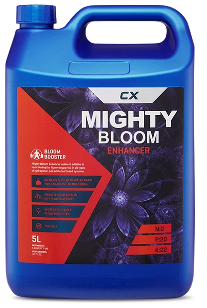 Mighty Bloom Enhancer - 1L - DiscountHydro.com - 34.50 - Bloom, CX Horticulture, Nutrients & Additives > Additives, Nutrients & Additives > Base Feed (Grow & Bloom)
