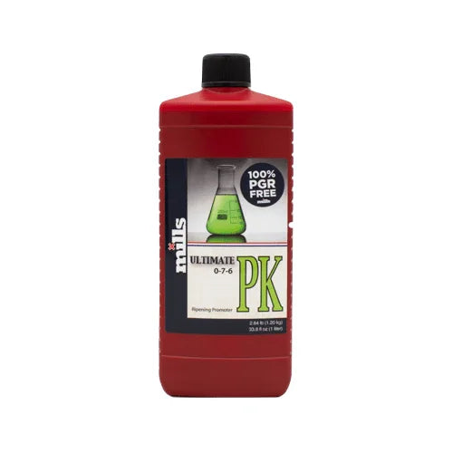 Mills Ultimate PK is an essential flowering additive suitable for the last 2 to 4 weeks of the blooming stage. The