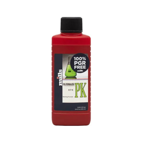 Mills Ultimate PK is an essential flowering additive suitable for the last 2 to 4 weeks of the blooming stage. The