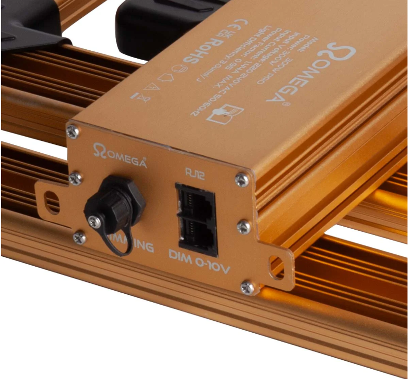 Omega Infinity 200w LED Phone cable connection port 
