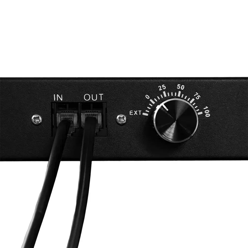 Omega 720W Plus LED grow light with built-in driver, 2088 µmol/s PPF and 2.9 µmol/J efficiency across 6 light bars.