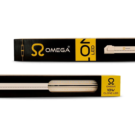 Exceptionally Efficient Twin LED Lighting System Optimise plant growth and save with the Omega Clone 36 umol/s LED strips.