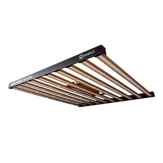 Omega Infinity 1000W 3.0 Pro LED Introducing the Omega Infinity 1000 3.0 Pro, a revolutionary 10-bar LED system meticulously