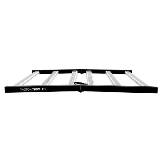 Photon 720W LED Grow Light The Photon 720W LED Grow Light is a dependable lighting solution designed to deliver consistent
