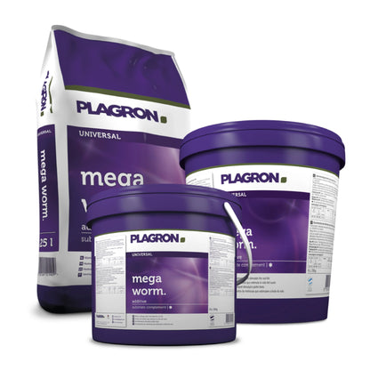 Plagron Mega Worm Boost your plants with a premium natural soil improver crafted from high-quality worm castings. This