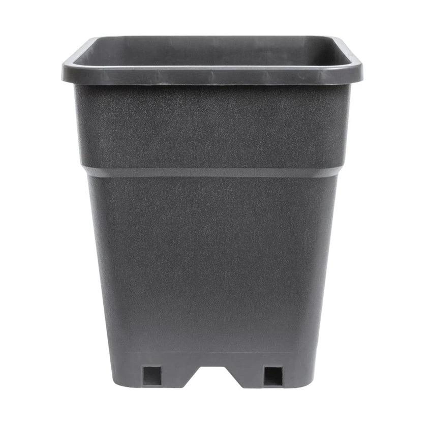 Plastic Pots Black square pots are useful for hand watering, flood and drain, drip feed systems or for your own homemade