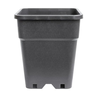 Plastic Pots Black square pots are useful for hand watering, flood and drain, drip feed systems or for your own homemade