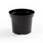 A 7.5 litre plastic round pot, useful for hand watering, flood and drain, drip feed systems, or your own homemade setup.