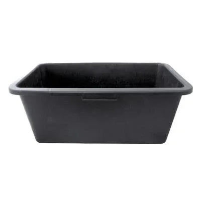 High quality unbreakable rectangular black plastic nutrient tank. The low profile of this tank makes it ideal for making