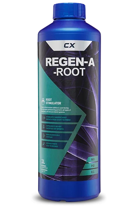 REGEN-A-ROOT ROOT STIMULATOR Regen-A-Root nutrient additive is used during the vegetative and flowering period in all types