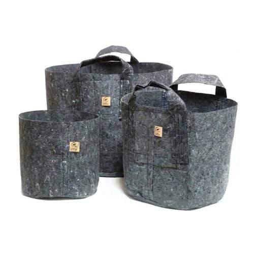 Root / Fabric Pouch Root / Fabric Pouches are degradable fabric plant pots made from 100% recycled materials and are
