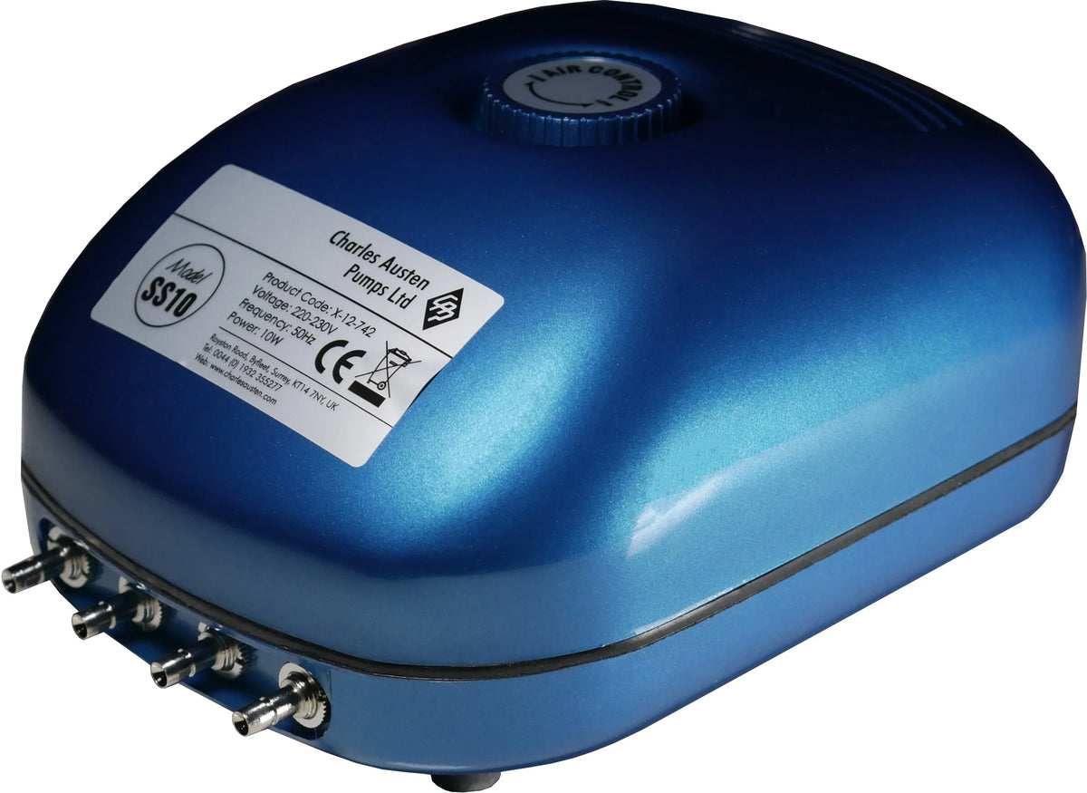 Charles Austen SS/ACO 96 Series The ACO96 series of super quiet air pumps are ideal for oxygenating nutrient reservoirs or