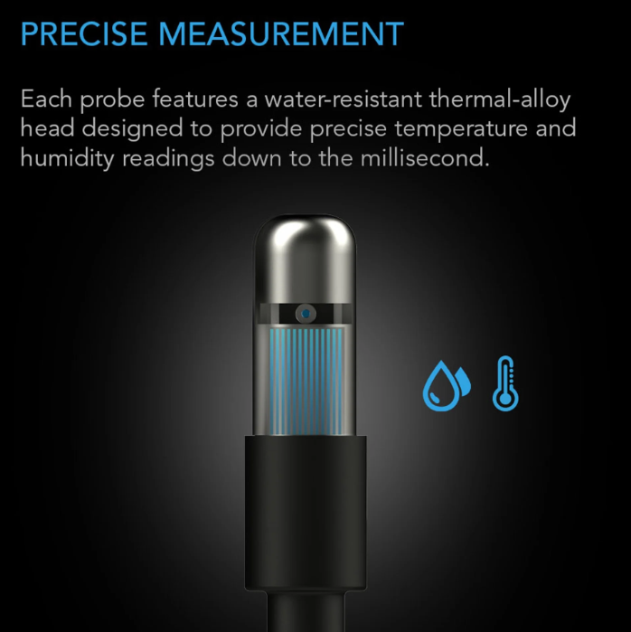 AC Infinity Controller Sensor Probe - Default Title - DiscountHydro.com - 19.99 - AC Infinity, Environment Control, Environment Control > Environment Controllers, Fans & Filters > Fan Controllers