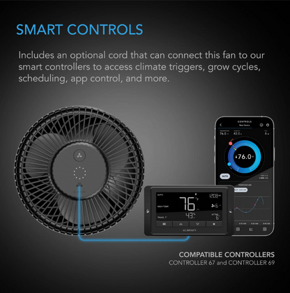 AC Infinity - Cloudray Series A6 - Default Title - DiscountHydro.com - 48.99 - AC Infinity, Cloudray Series, Fans & Filters > Circulations Fans, GAS (Global Air Supplies)