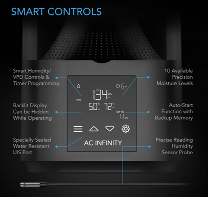 AC Infinity - Cloudforge SMART Environmental Humidifier T3 - Default Title - DiscountHydro.com - 68.99 - AC Infinity, Environment Control > Humidifiers