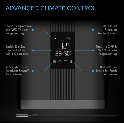 AC Infinity - Thermoforge Heater T3 - Default Title - DiscountHydro.com - 118.00 - AC Infinity, Environment Control > Heaters