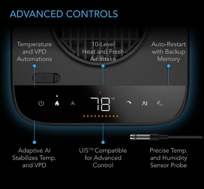 AC Infinity - Thermoforge Heater T7 - Default Title - DiscountHydro.com - 138.00 - AC Infinity, Environment Control > Heaters