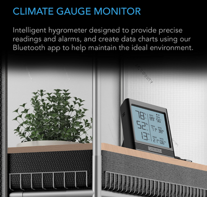 AC Infinity - Cloudcom B1 - Default Title - DiscountHydro.com - 25.99 - AC Infinity, Environment Control > Environment Controllers, Environment Control > Thermometers & Hygrometers