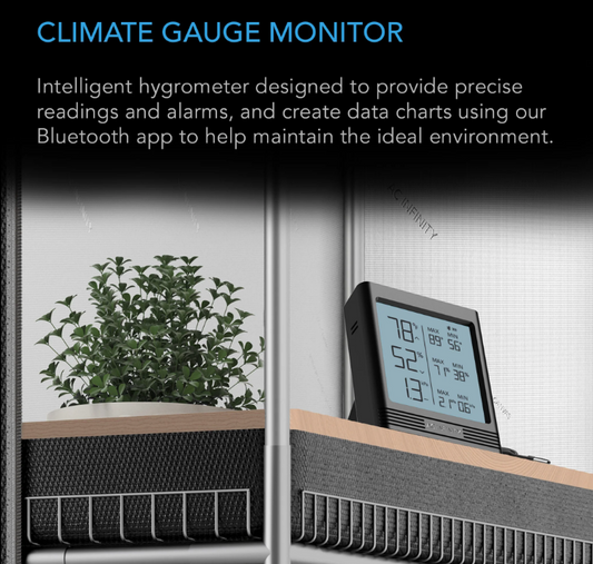 AC Infinity - Cloudcom B1 - Default Title - DiscountHydro.com - 25.99 - AC Infinity, Environment Control > Environment Controllers, Environment Control > Thermometers & Hygrometers