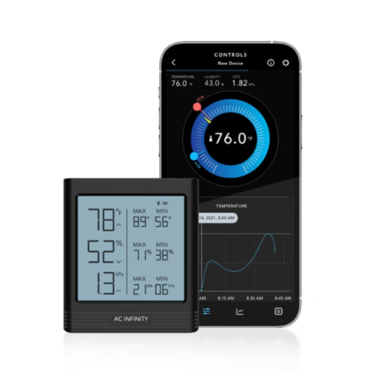 AC Infinity - Cloudcom B2 - Default Title - DiscountHydro.com - 19.99 - AC Infinity, Environment Control > Environment Controllers, Environment Control > Thermometers & Hygrometers