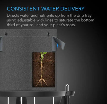 AC Infinity - Self Watering Bases - 5 Gallon - DiscountHydro.com - 54.99 - AC Infinity, Pots & Trays > Auto Feeding Systems, Pots & Trays > System Parts, Systems