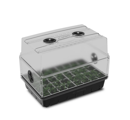 AC Infinity - Humidity Dome - HDA5 Humidity Dome 5 x 8 Tray - DiscountHydro.com - 33.99 - AC Infinity, Grow Media > Propagation, Pots & Trays > Propagation Trays